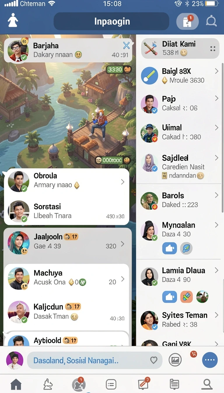 Beragam pilihan permainan menarik dalam aplikasi d200m Versi Terbaru untuk Android Tanpa Ribet.